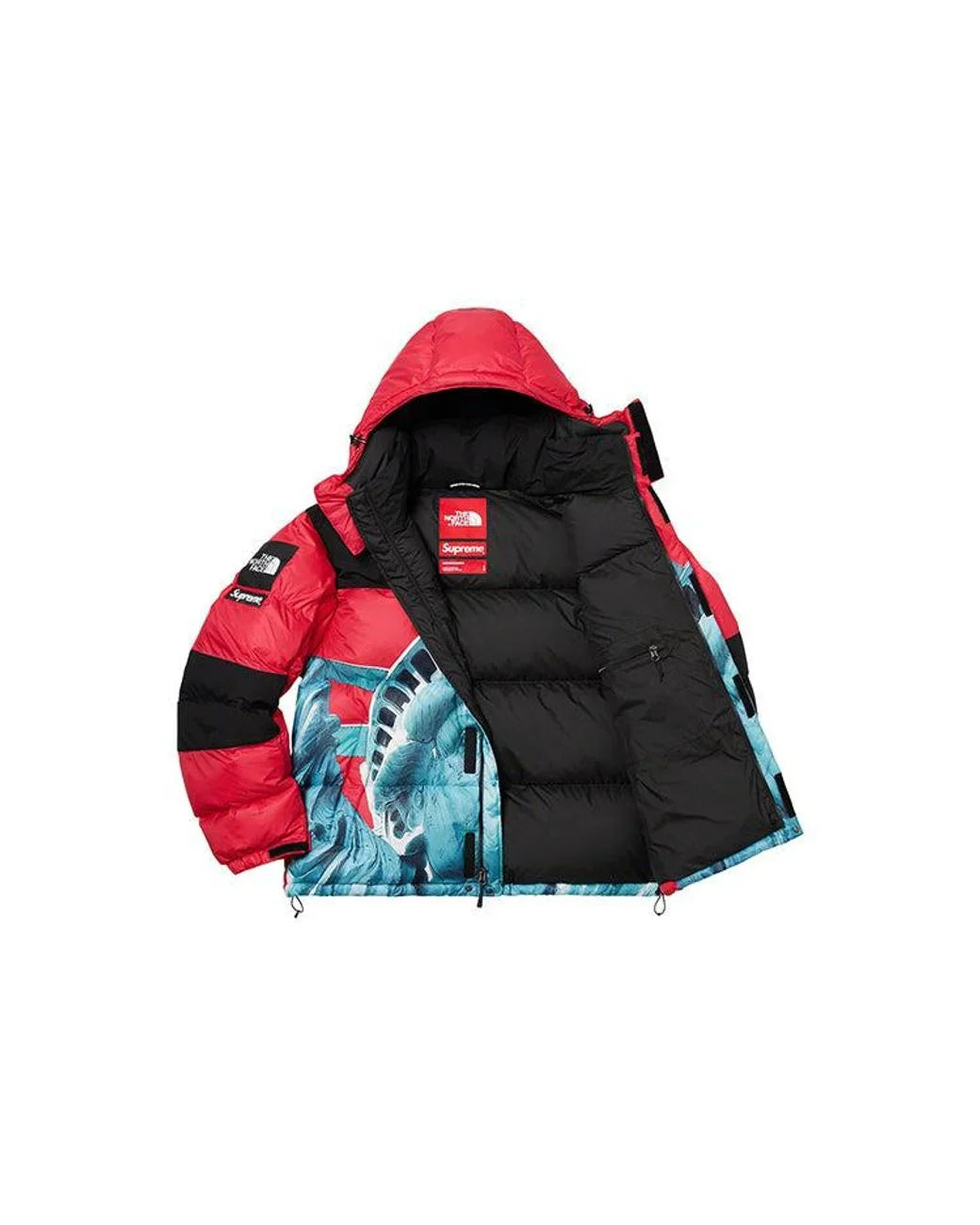 Supreme x The North Face Statue Of Liberty Mountain Red Jacket - GTA 5 Billionaire's Club
